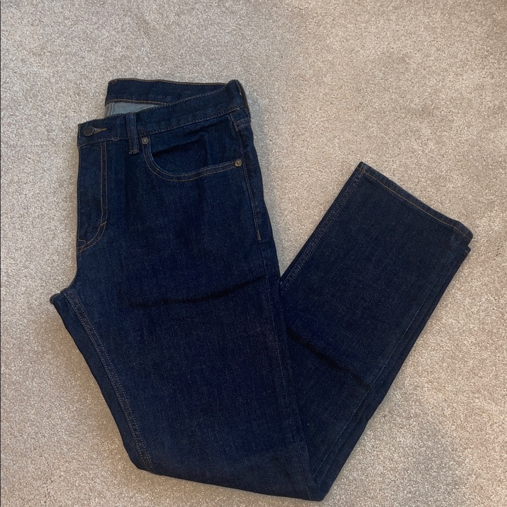 Banana Republic Dark Indigo Slim Denim Jeans Mens 31x30